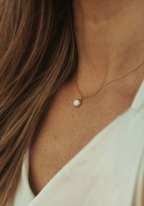 White Lip Shell Necklace