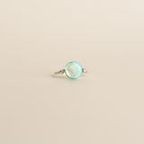 Blue Mother of Pearl Shell Ring
