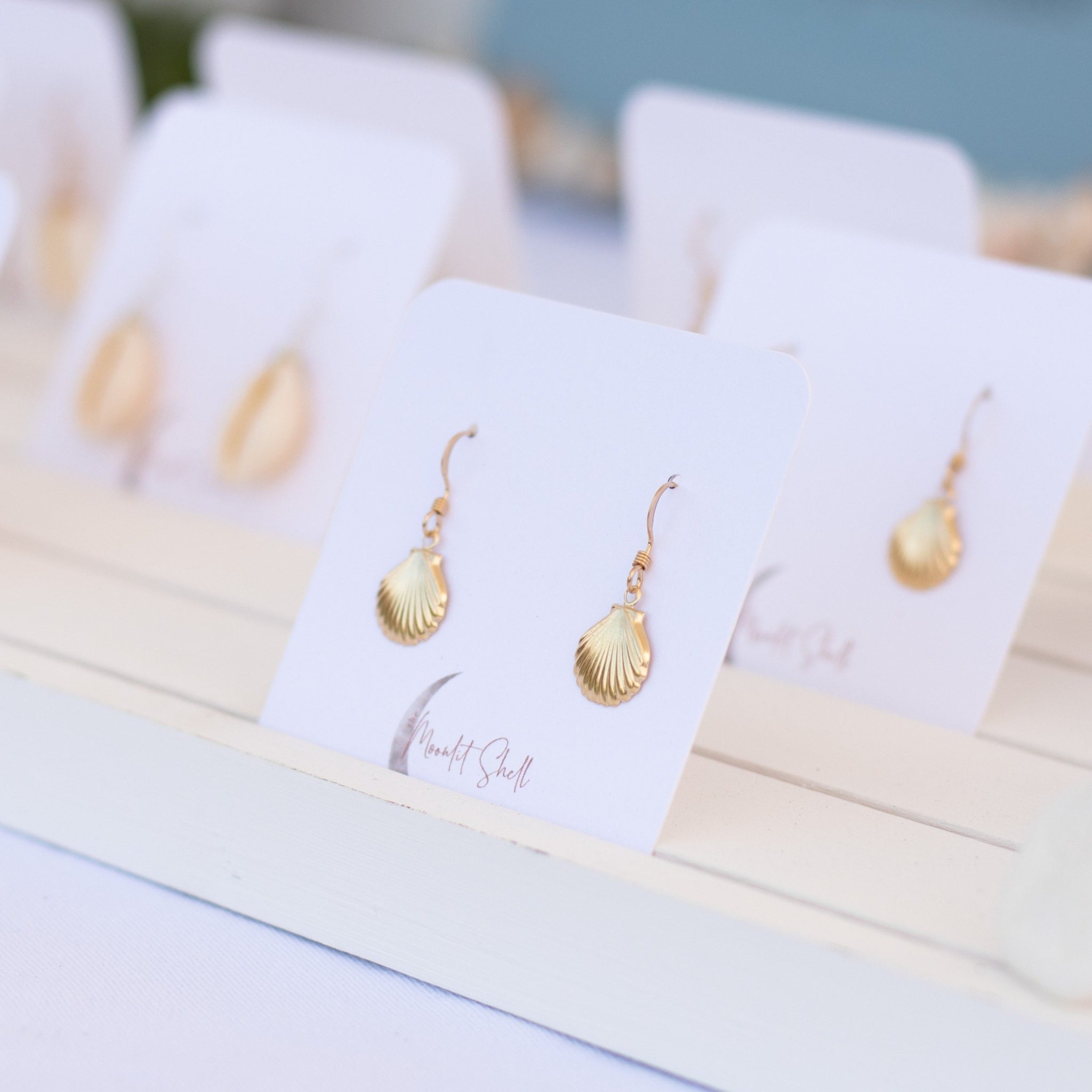 Mini Gold Cloud Textured Earrings – Ring Concierge