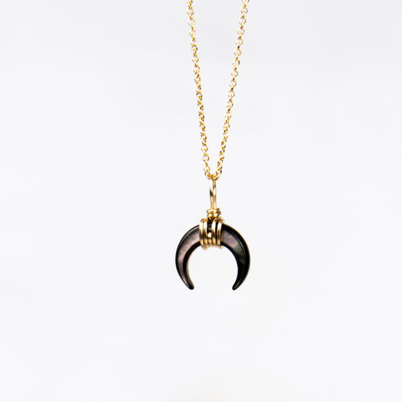 Mini Luna Negra Necklace