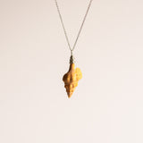 Orange Horse Conch Necklace