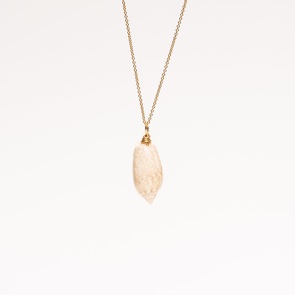 Olive Shell Necklace